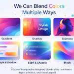 We can blend colors multiple ways
